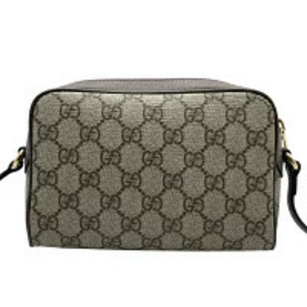 Gucci Leather Brown Beige Bag  Shoulder GG CUCCI Supreme Ophidia